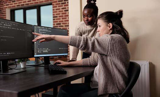 Mobile app wireframing session for a US business