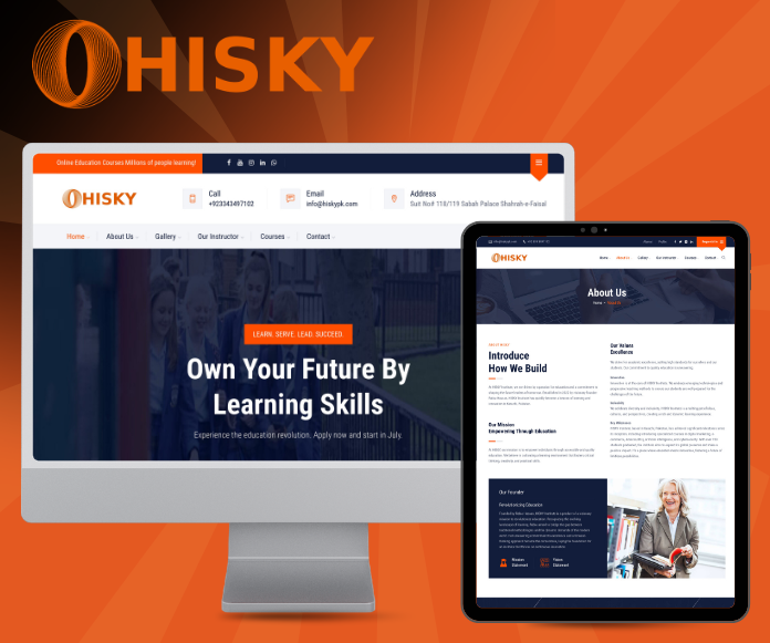 Hisky travel and logistics platform dashboard